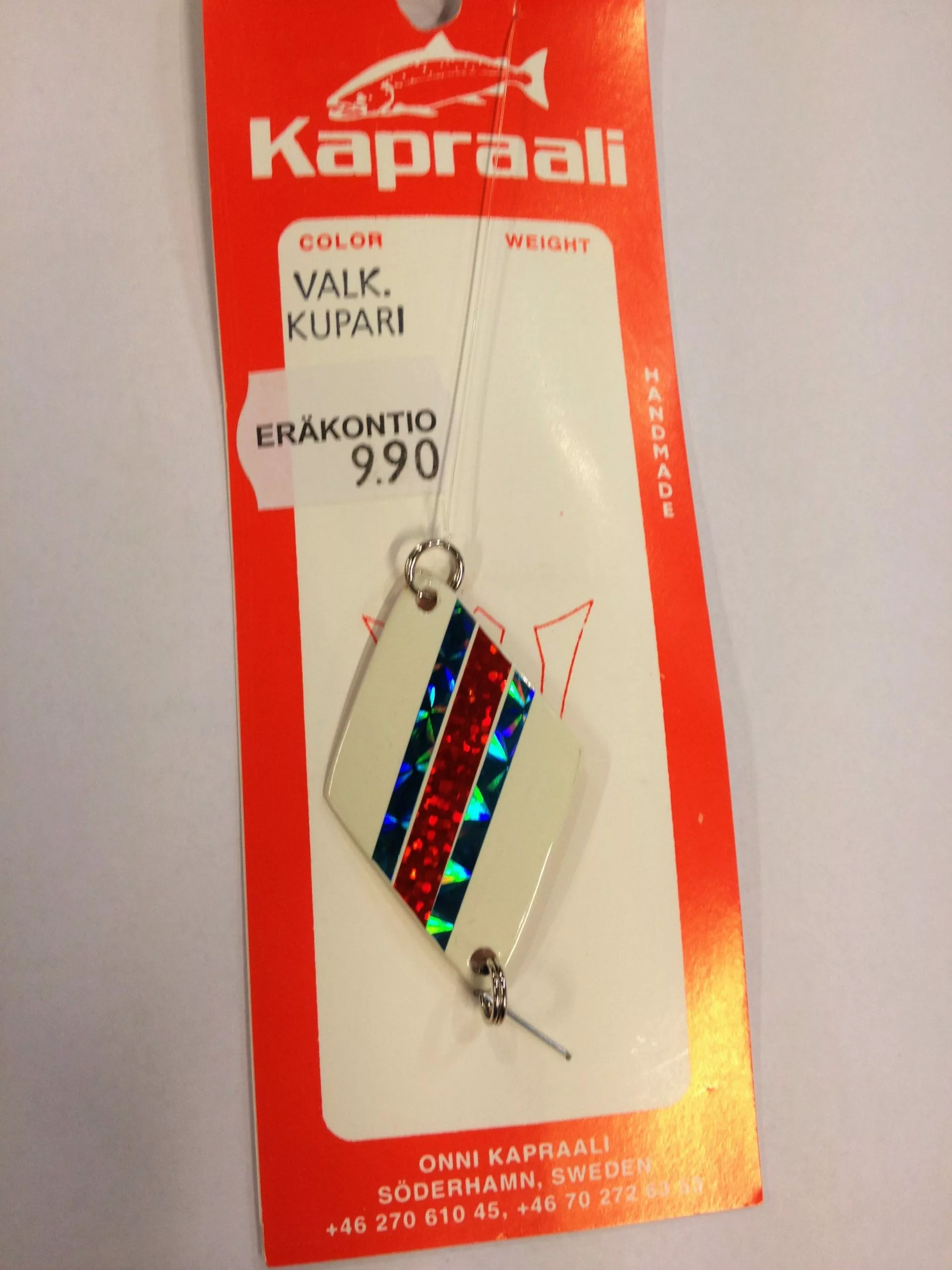 Kapraali 45mm Malli: 7 Valko. Kupari, Sini Puna Sini Raidat 3 Kapraali 45mm Malli: 7 Valko. Kupari, Sini Puna Sini Raidat