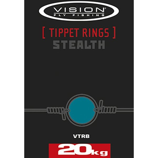 Vision Stealth Tippet Rings, 20kg 3 Vision Stealth Tippet Rings, 20kg